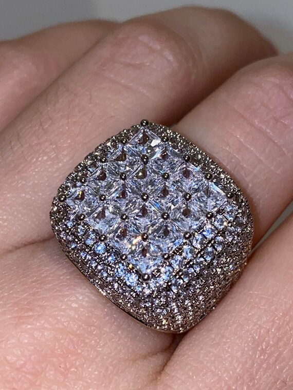 Bust down sale pinky ring