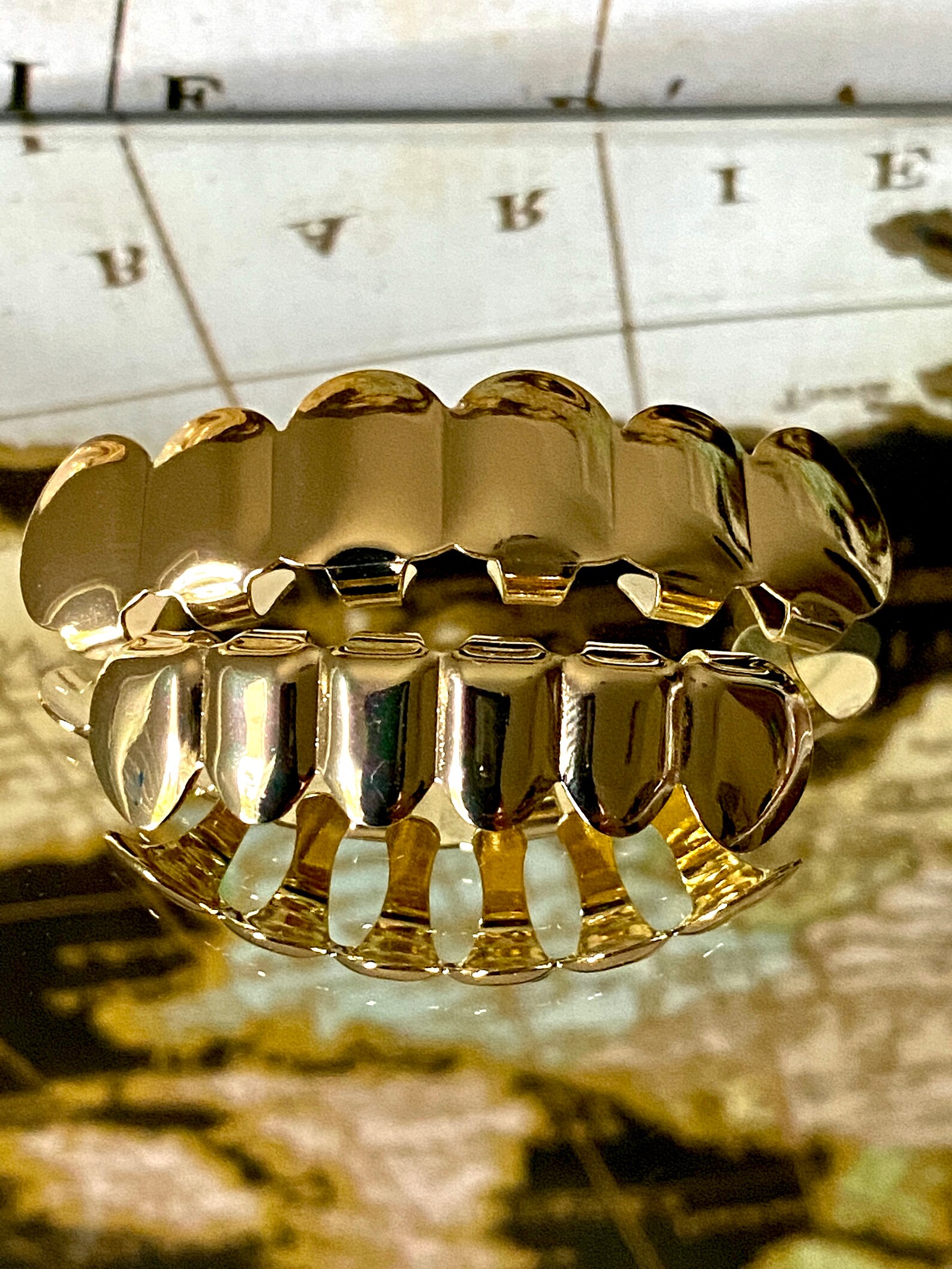14K Gold 5X Layered 6 Piece Grillz Gold CZ Grillz Top and Etsy