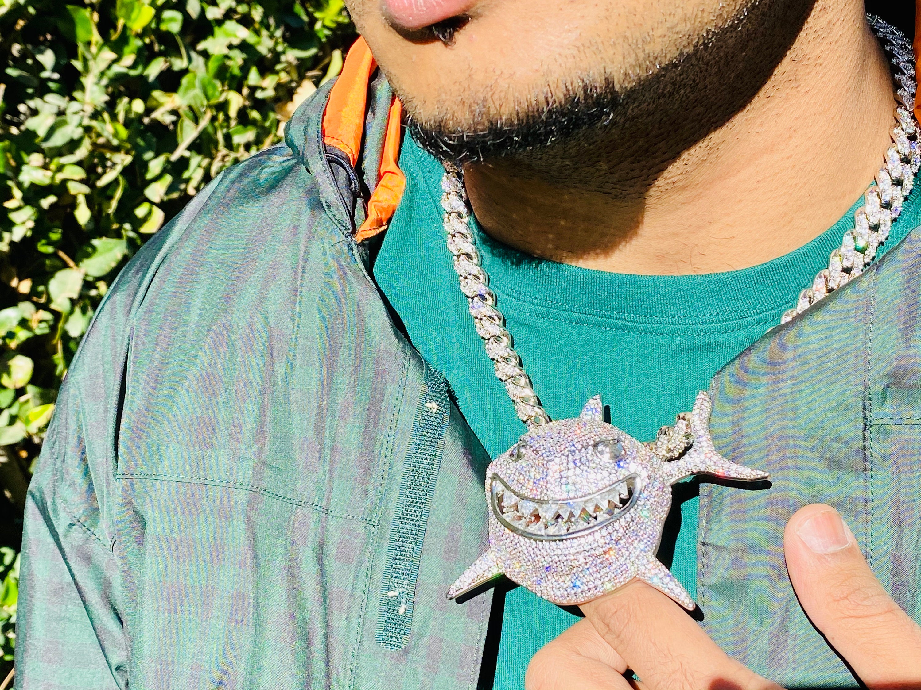 Miami Cuban Link Chain Necklace Silver 