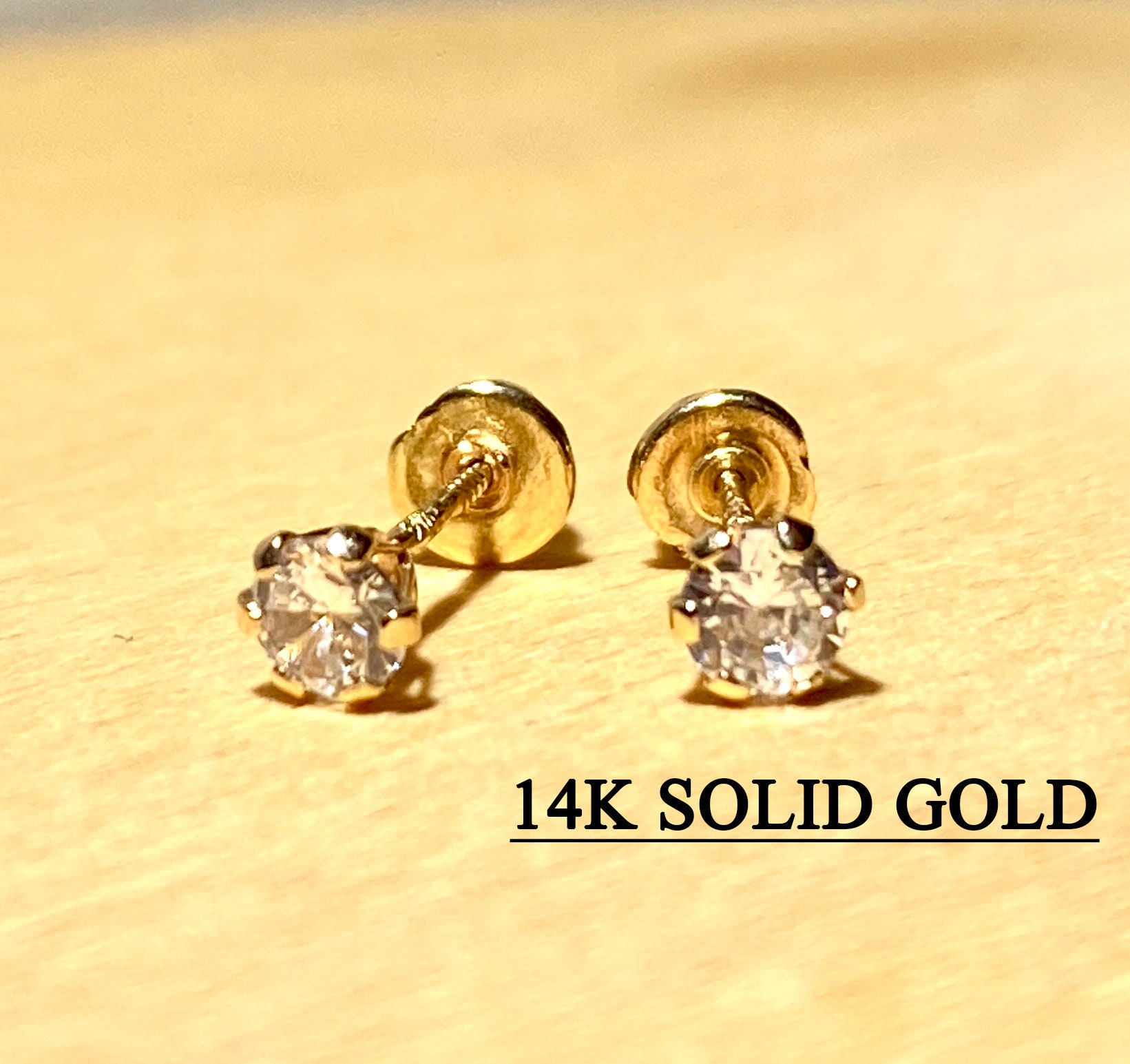 Clear Earring Backs - 4mm - 20g or 714 Pieces - Z1485
