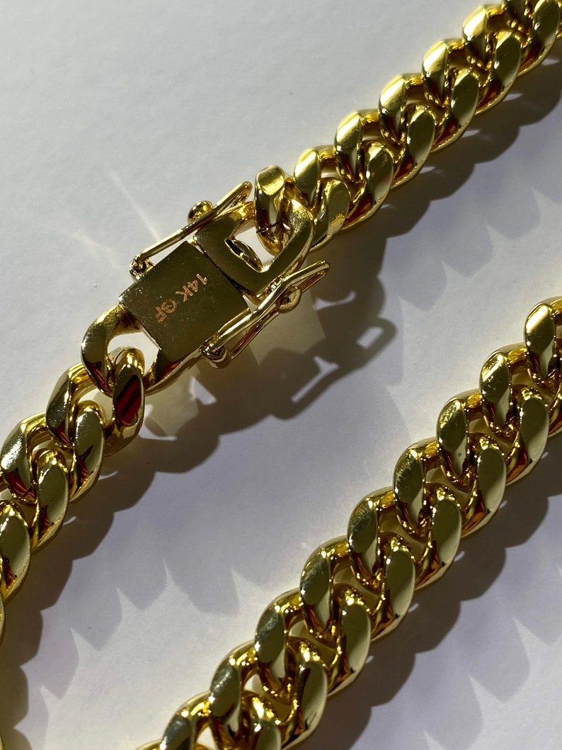 Men's Miami Cuban Link Bracelet 14k Gold 5X Layered Etsy