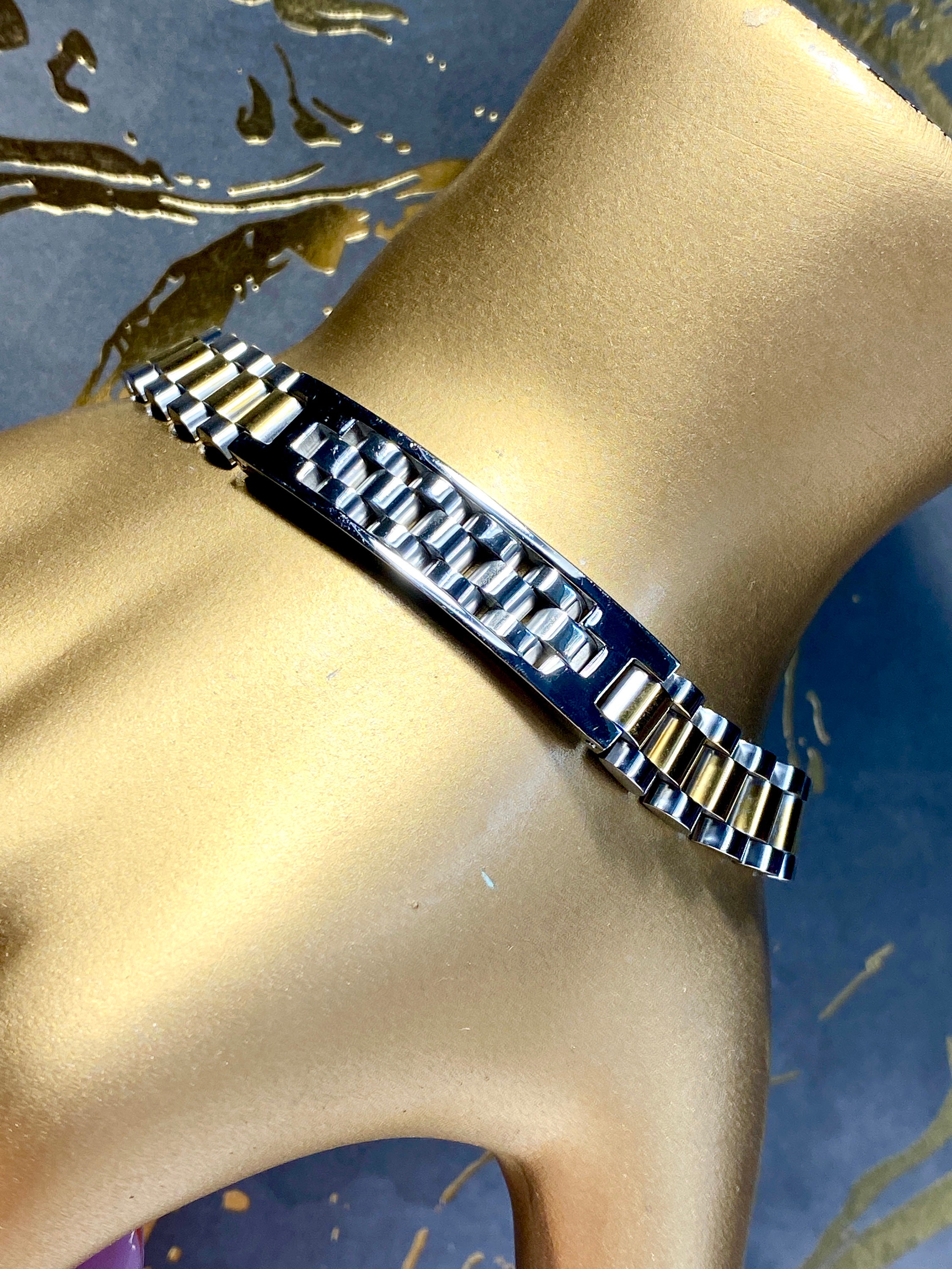 Watch Strap Bracelet Extender Gold Steel Extend Straps Bands Clasp  Extension Link 
