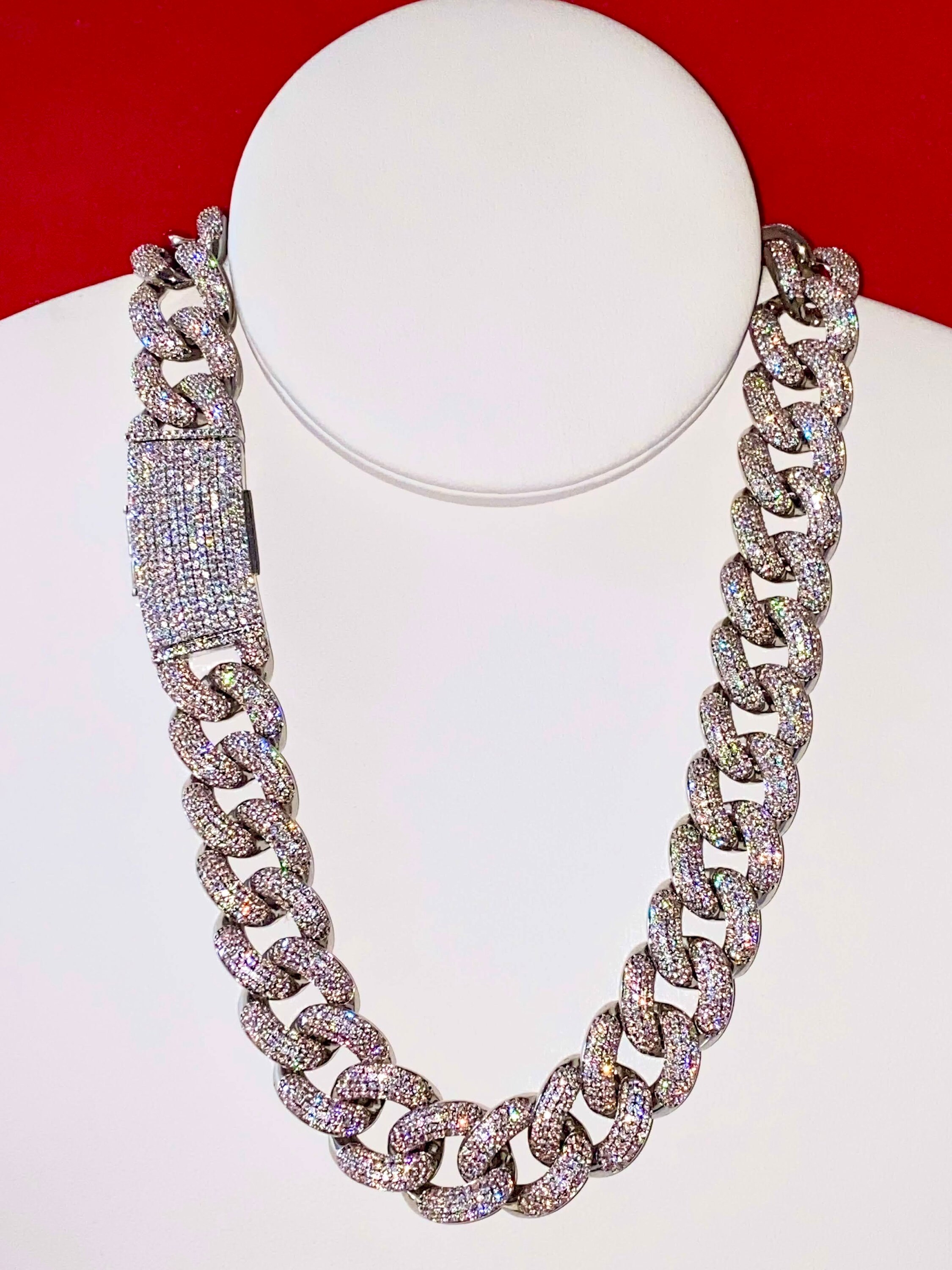 19mm Men's Miami Cuban Link Chain 