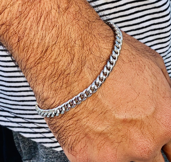 Moissanite Miami Cuban Link Iced Out Bracelet 6MM .925 Sterling Silver –  HipHopBling