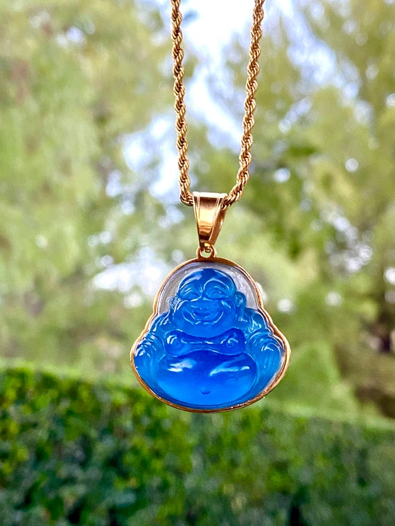 Buddha chain blue sale