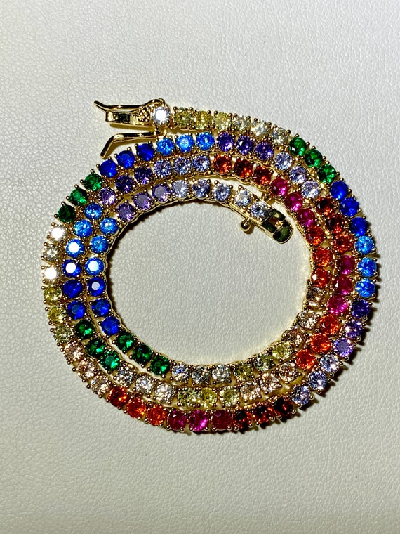 chanel rainbow brooch