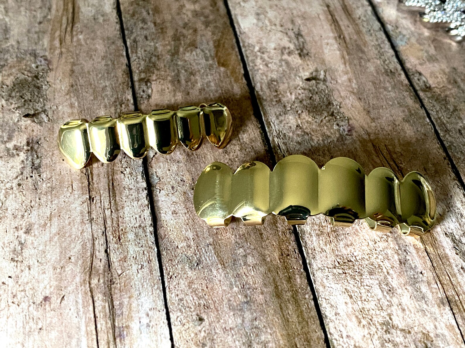 14K Gold 5X Layered 6 Piece Grillz Gold CZ Grillz Top and Etsy