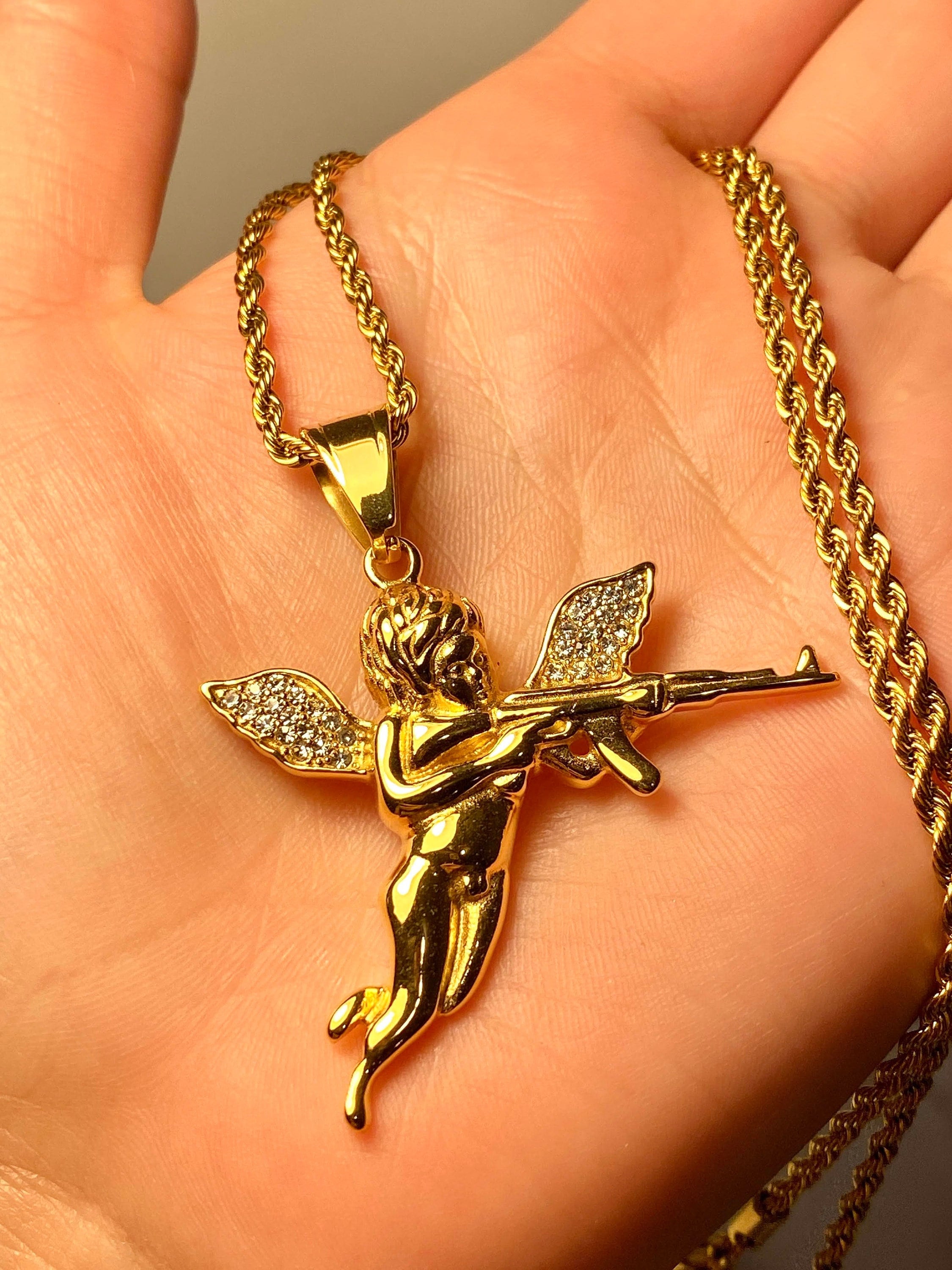 Gold Angel Chain Etsy Singapore