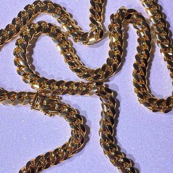 Thick Cuban Chain Etsy