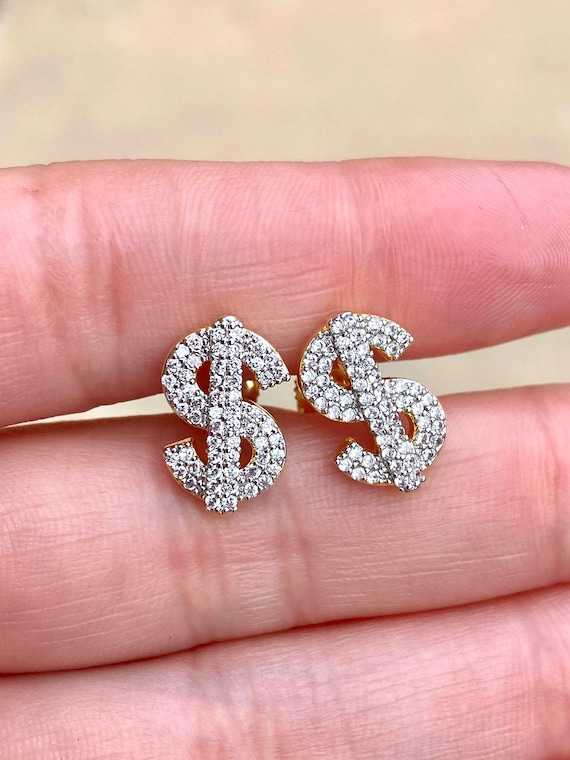 Dollar earrings best sale online