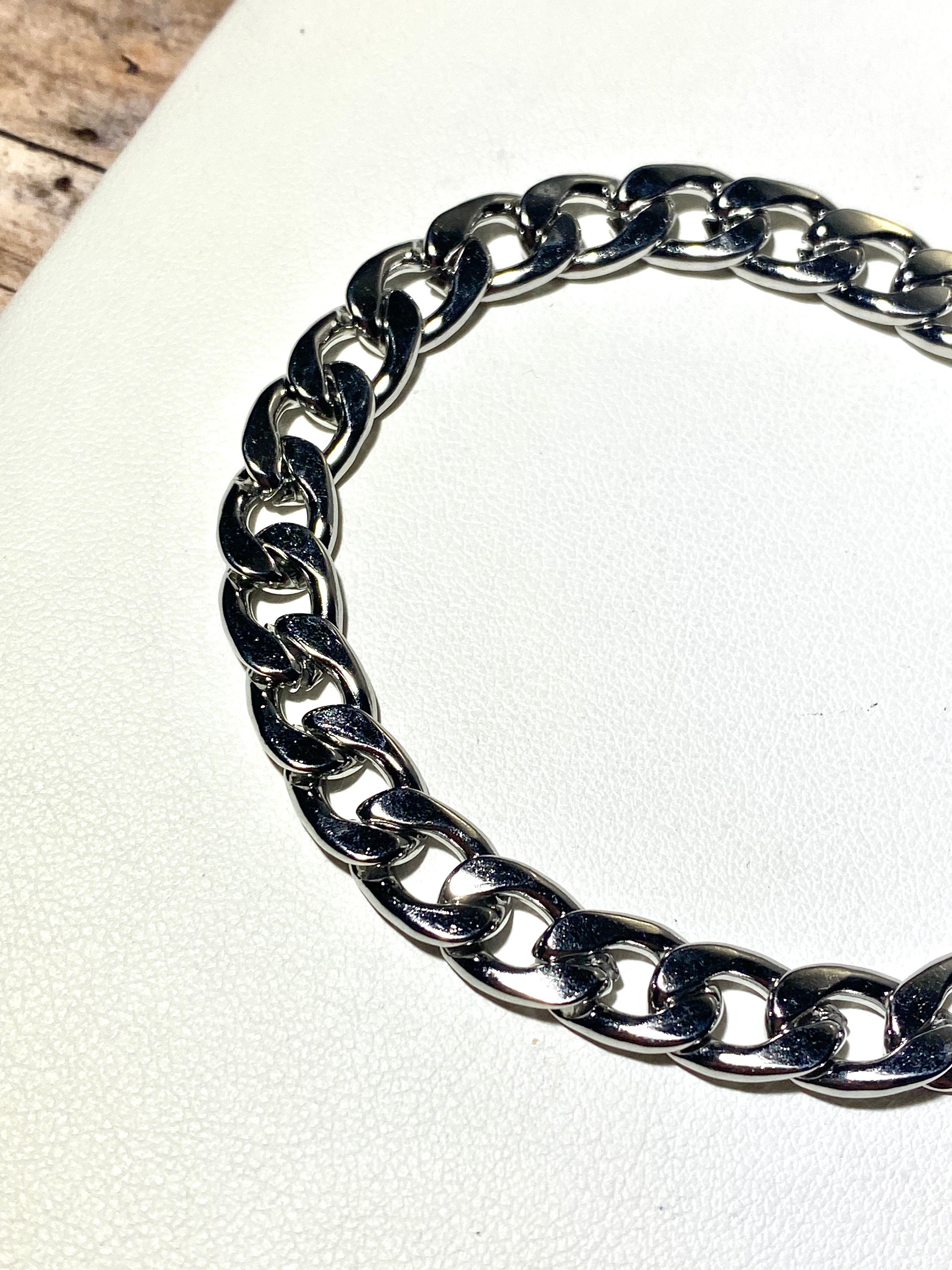 Men's Miami Cuban Link Bracelet White Gold 5X Layered Etsy