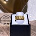 Men's Womens Designer Band Ring, 14k Gold 5X layered stainless steel, Ring, Unisex Ring, Gift for him, Gift for her, Sizes 5 to 12  Warranty 