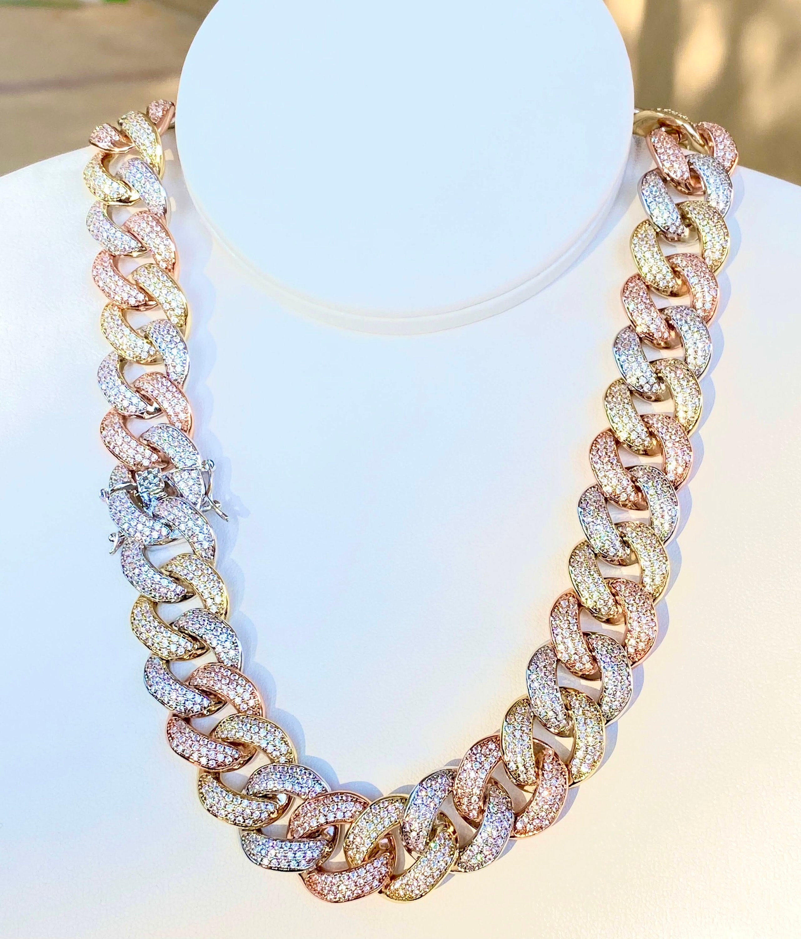 Men's 19mm Miami Cuban Link 18 Inch 