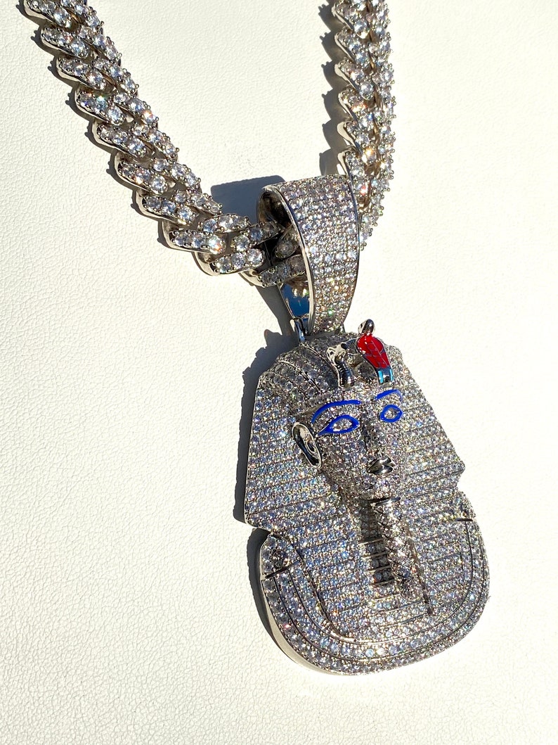 Men's Miami Cuban Link Chain Silver 5X Layered Cuban Etsy