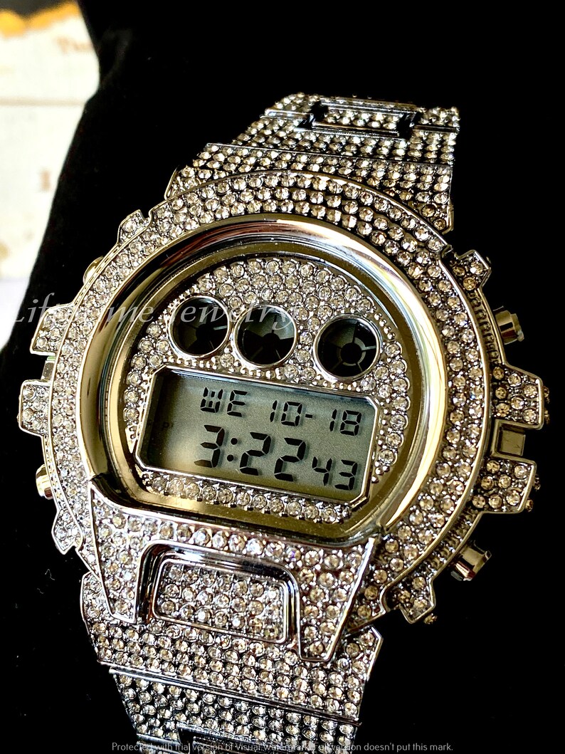 Mens Designer Inspired Iced Ice Out Bling Bust down Watches | Etsy dakine poacher 14l