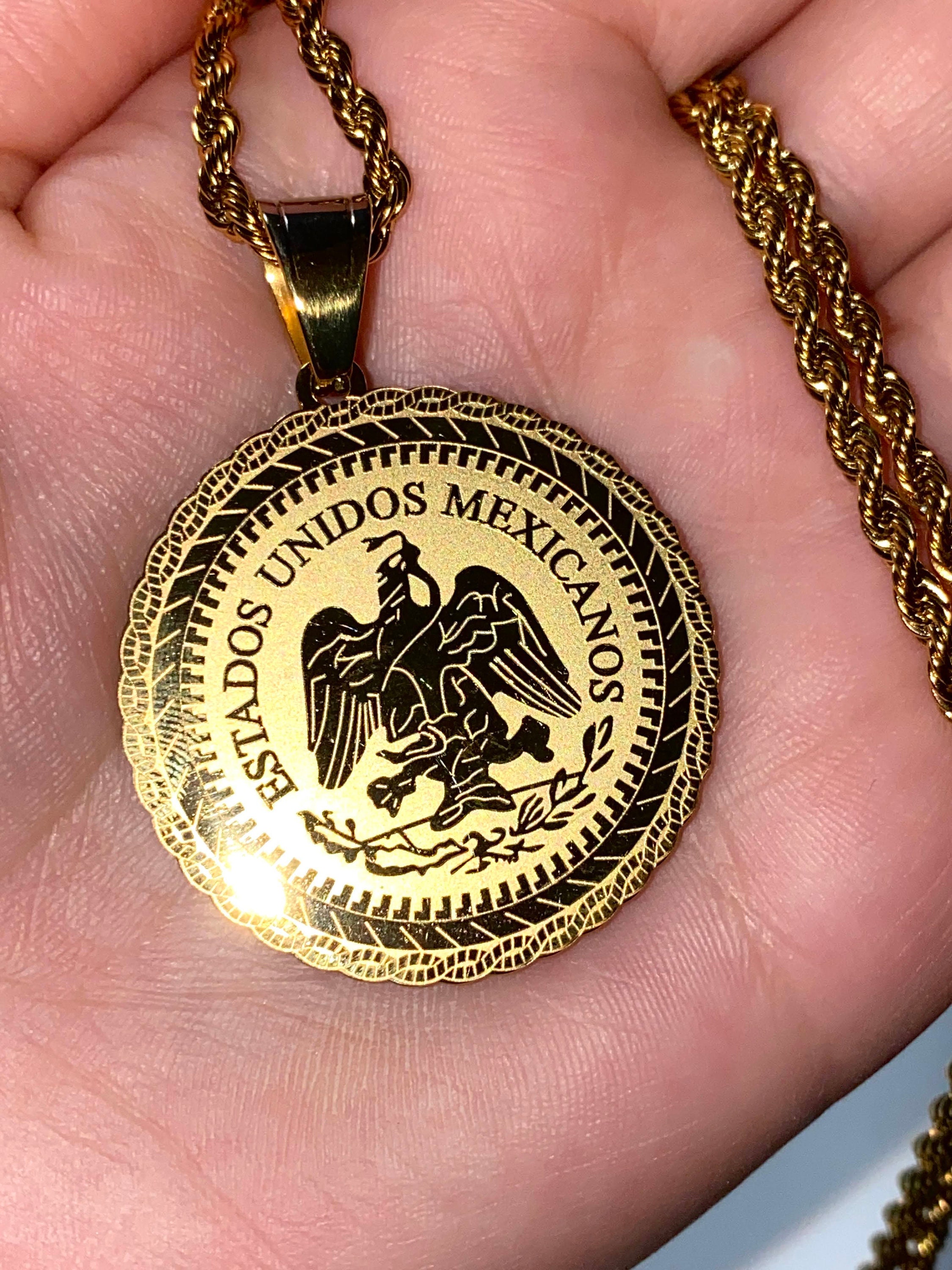 Centenario Coin Necklace Etsy Singapore