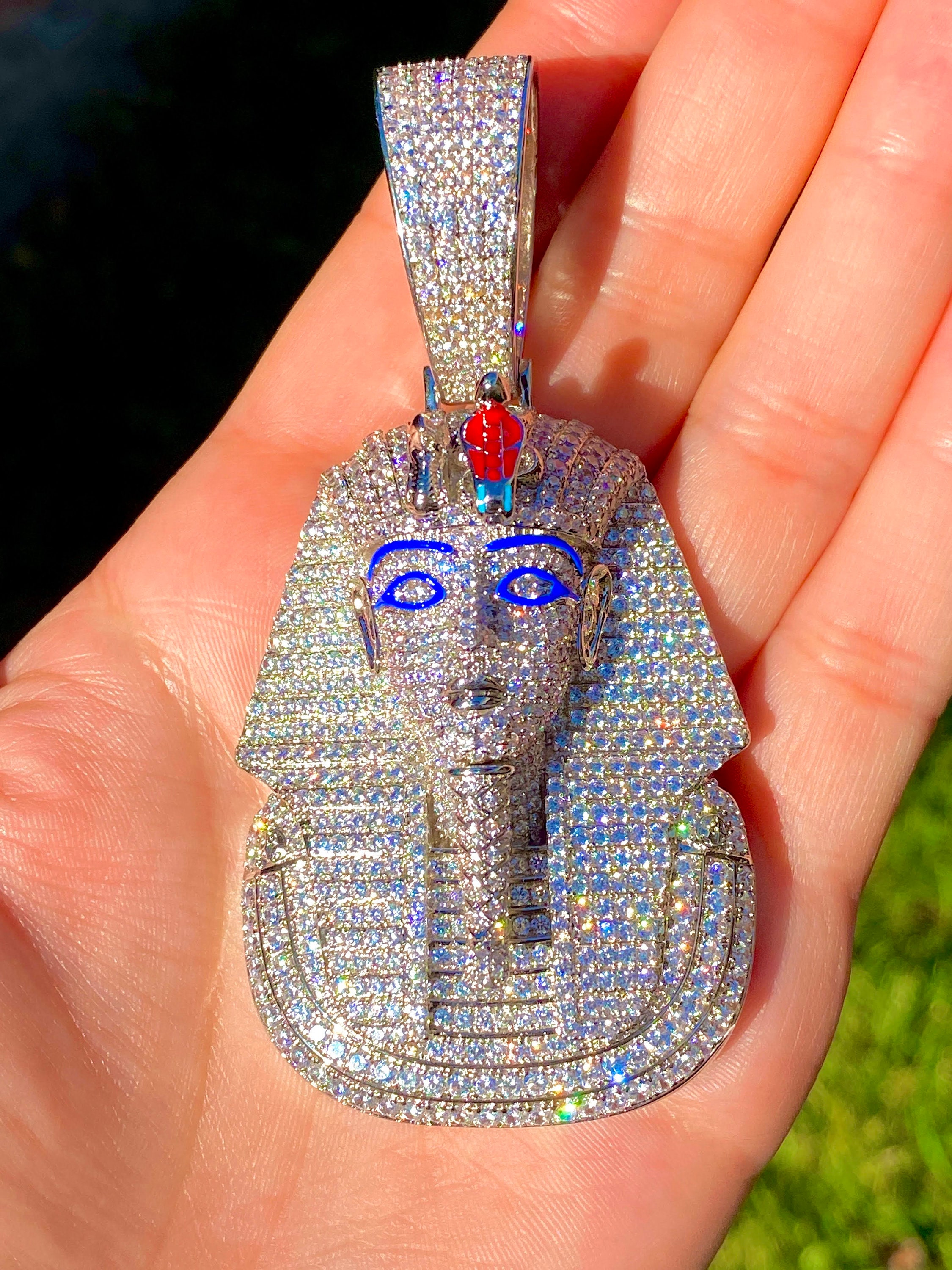 Iced out pharaoh pendant sale