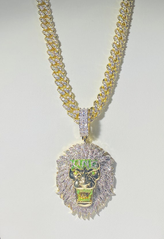 Miami Cuban Link Chain Necklace 14K 