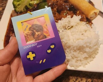 Game Boy (Good Boy) acrylic Photocard Holder Keychain