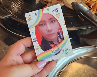 Acrylic Photocard Holder Keychain - Double Sided