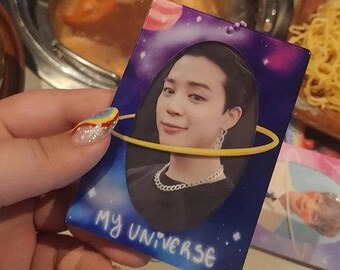 My Universe acrylic Photocard Holder Keychain