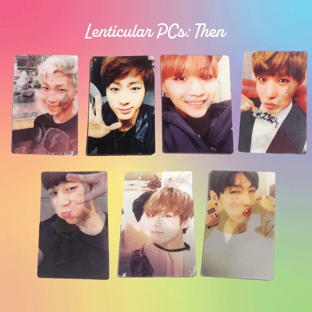 Kpop Lenticular Photocards Then and Now Animated Photocards - Etsy