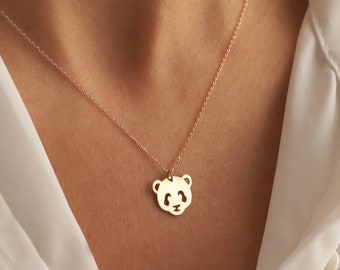 14k Gold Filled Bear Pendant,Love Pendant Love Charm Friendship Charm Panda Charm Blue Cubic paved Earing DIY Teddy Bear Charm