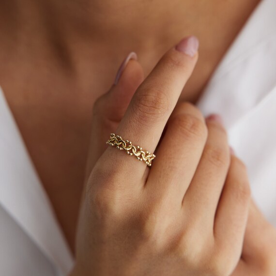 Mejuri bold sale chain ring
