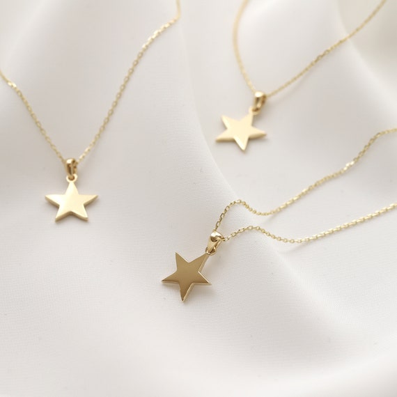 Clear rock crystal quartz star necklace — Rach B Jewelry