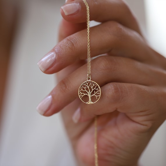 Buy Rose Gold Tree of life Necklace for Women Online in India