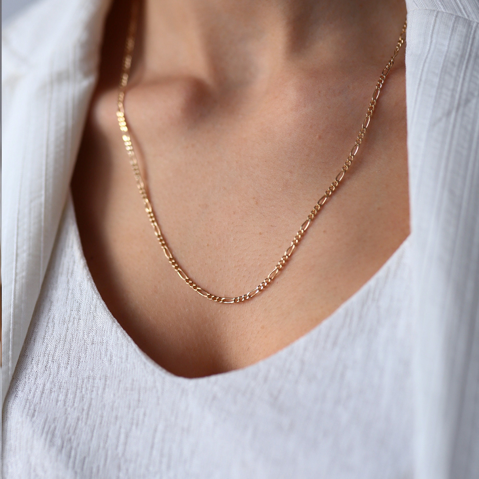 FIGARO NECKLACE THIN GOLD 55 CM FIGARO NECKLACE THIN GOLD 55 CM