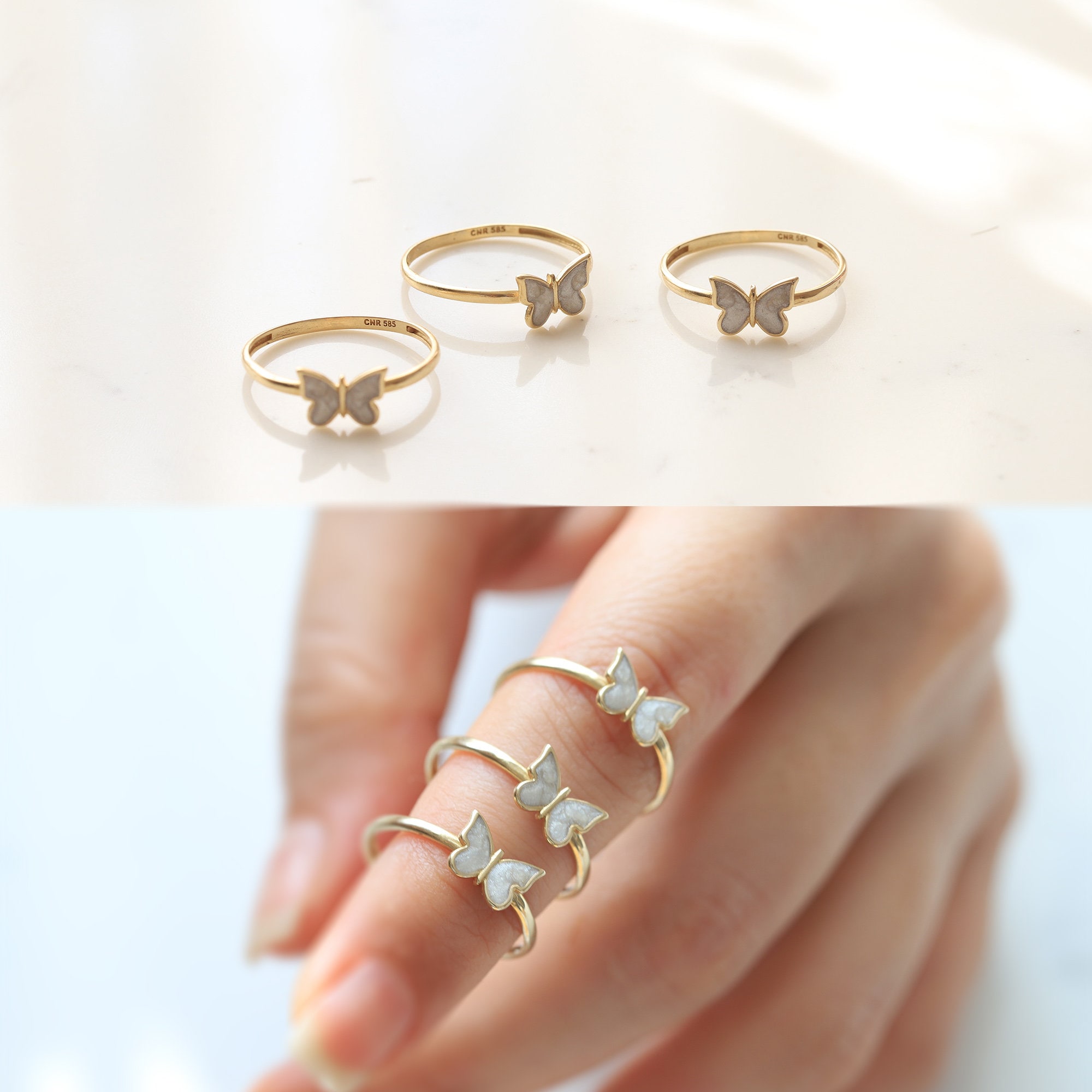 tiny butterfly ring mau_Jewelry12～14号 tiny butterfly ring mau_Jewelry12～14号