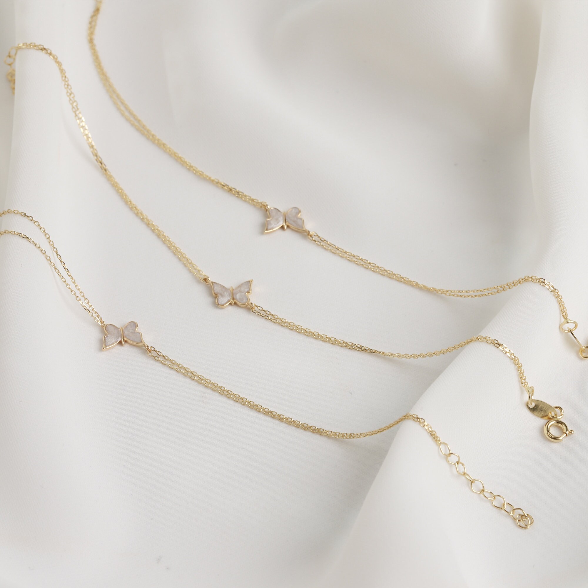 Gold-Tone Adjustable Butterfly Bracelet
