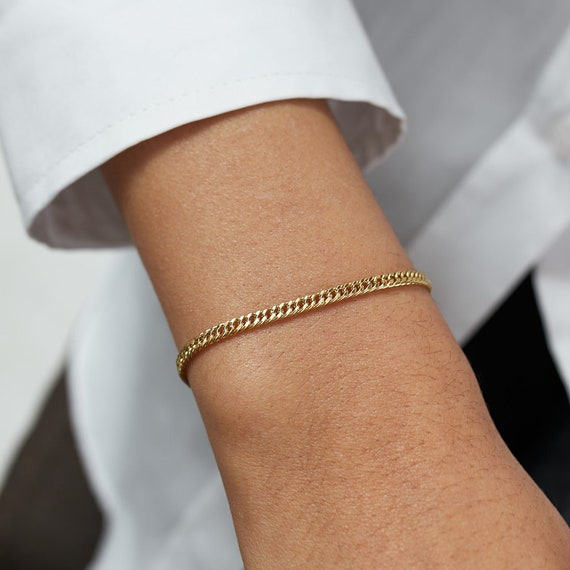 Curb chain 2024 14k gold