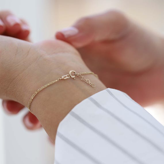 [VINTAGE HOLLYWOOD] 14K Gold☆Daisy Bracelet VINTAGE HOLLYWOOD] 14K Gold☆Daisy Bracelet VINTAGE