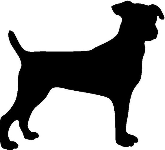 Download Jack Russell Terrier Dog Vector Graphic Svg Silhouette Etsy