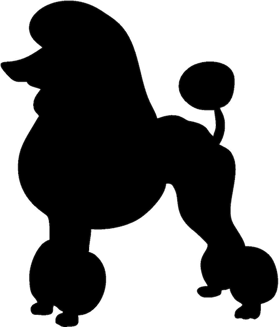Download Poodle Dog Vector Graphic Svg Silhouette Etsy