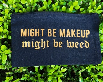 Weed Makeup Bag Etsy Weed Makeup Bag Etsy