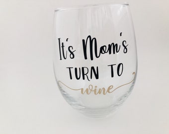 Birthday gift mom wine tumbler gag gift funny mom wine glass sarcastic Mom stainless steel