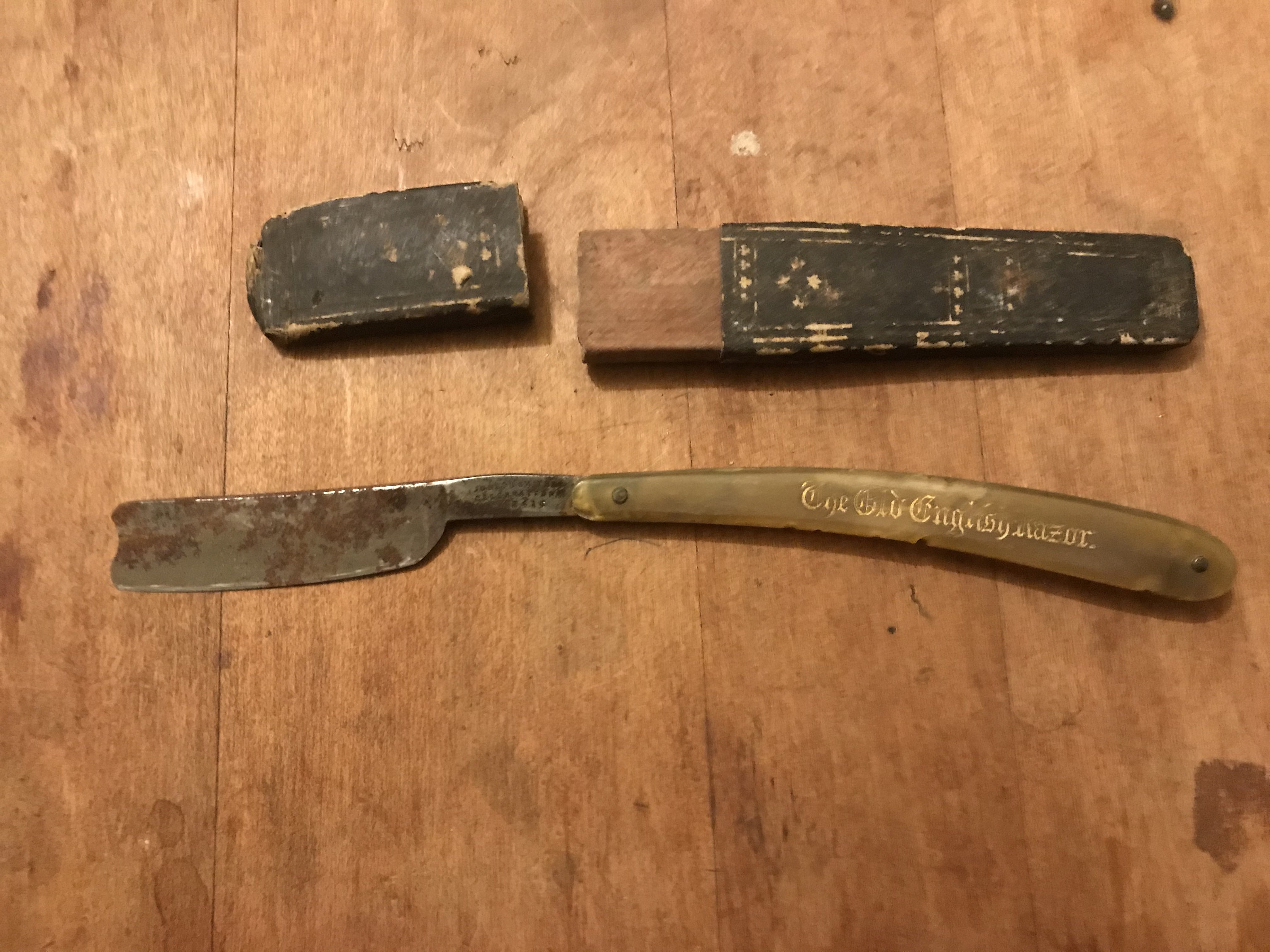 Antique Old English Straight Razor Original Packaging - Etsy