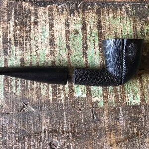 Handcarved Wooden Pipe
