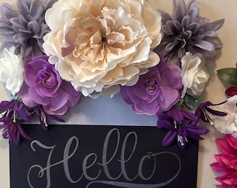 Hello mauve (les fleurs peuvent varier)