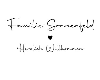 Wimpelkette Willkommen Etsy