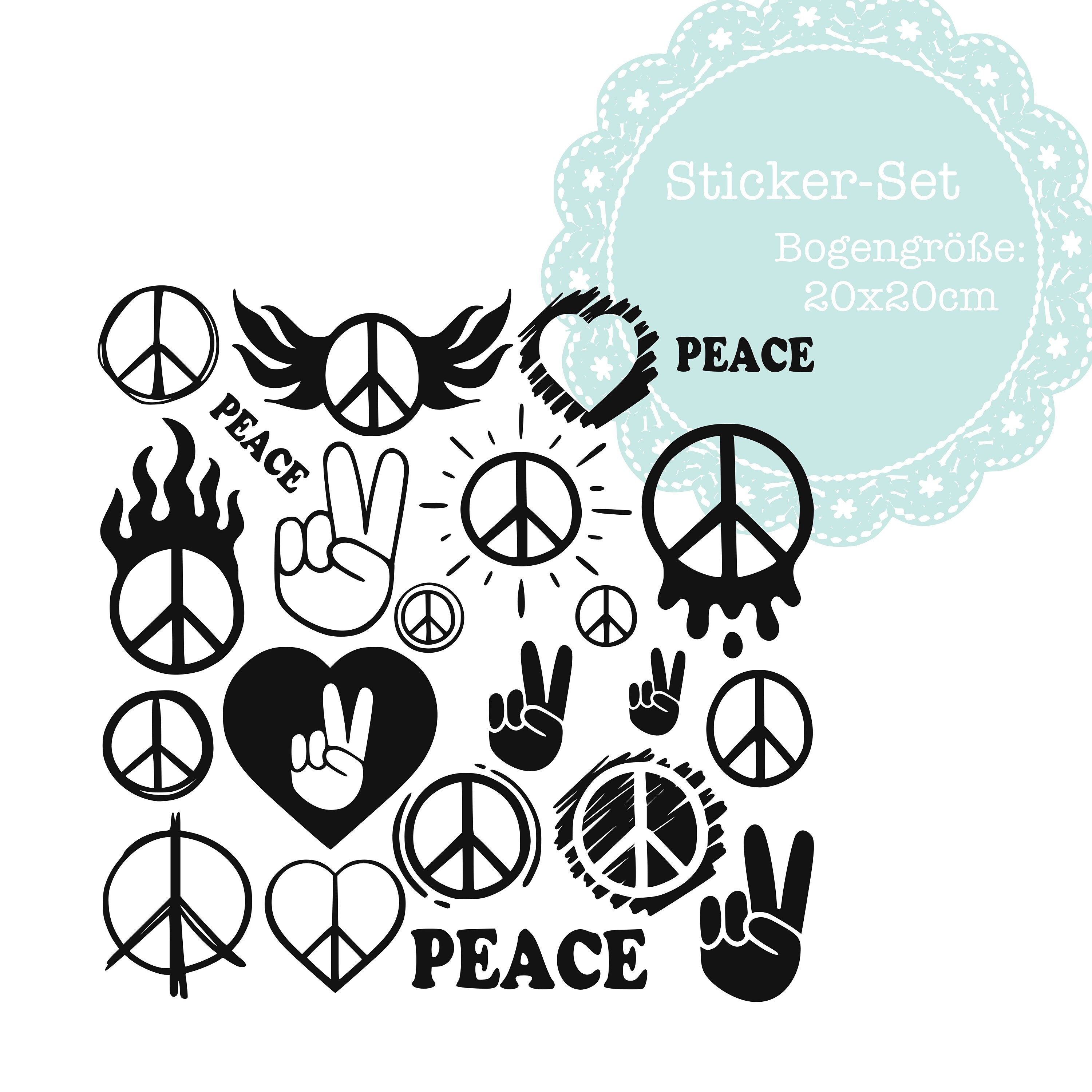 Love peace sticker - .de