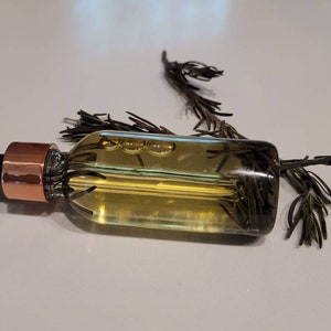 Organic Rosemary Hair Growth Oil Serum: Scalp & Beard Treatment