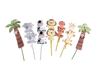 Jungle Set Cupcake Toppers.