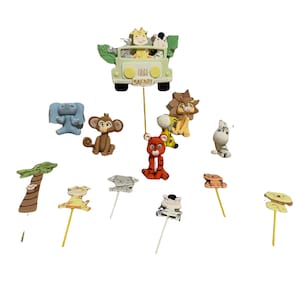 Jungle Set Cake Topper Set.