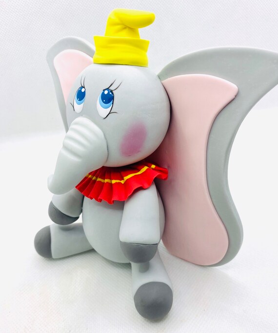 6 décorations pour petit gateau, topper cupcake thème éléphant