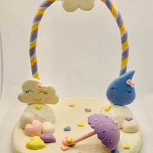 Rain of Love Cake Topper Set