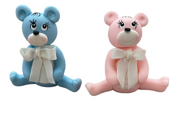 Gender reveal bear decor